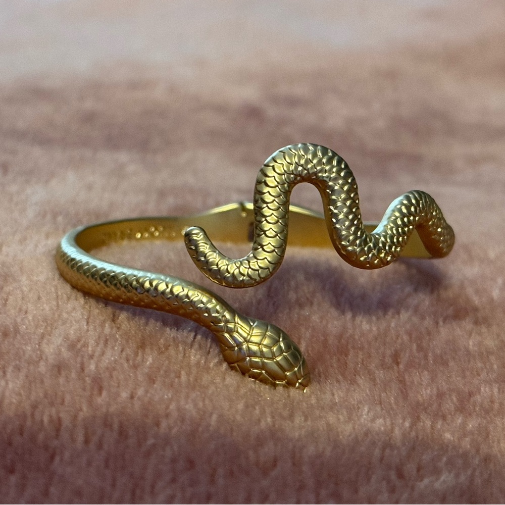 Gold Snake Wrap Reptile Bracelet- Reputation
